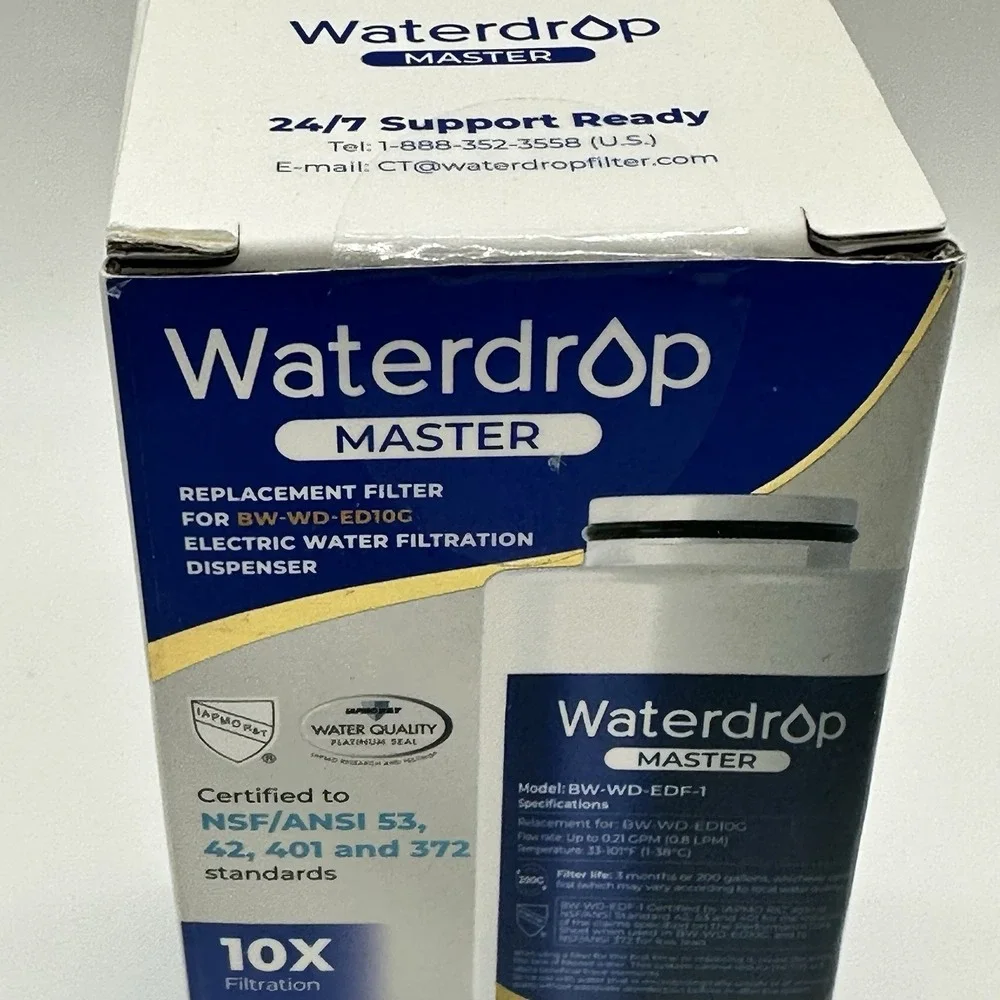 WATERDROP MASTER REPLACEMENT FILTER FOR BW-WD-ED10G NEW-SEALED